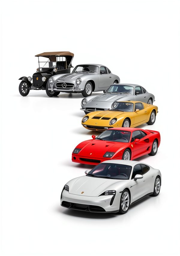 Iconic Cars in History, Book 4 of 6, Classic Cars Kindle Store-0