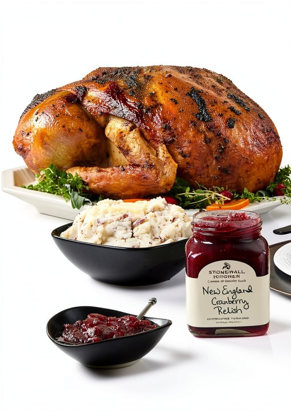 Stonewall Kitchen New England Cranberry Relish 12oz Sweet Orange-2