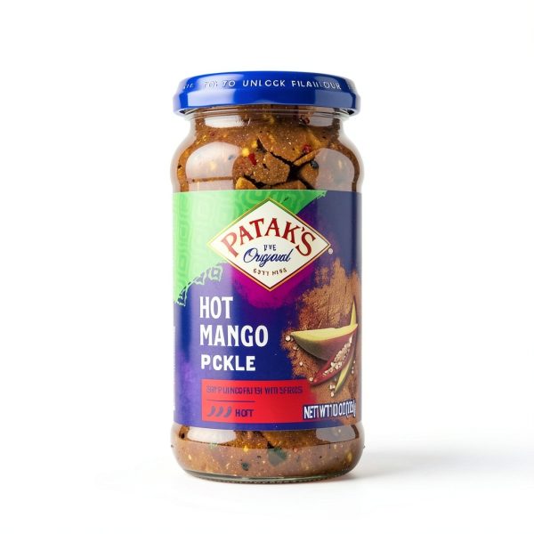 Patak's Hot Mango Pickle 10oz Jar Authentic Indian Relish-4