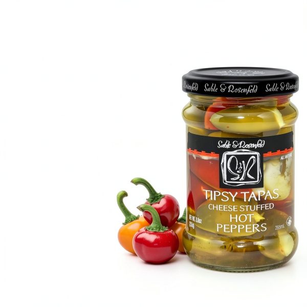 Tipsy Tapas Cheese Stuffed Hot Peppers 8.8 Ounce 6pk-2