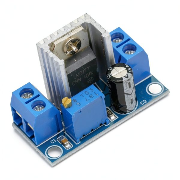 3PCS LM317 Adjustable Voltage Regulator Power Supply LM317 DC-DC 4.2-40V to 1.2-37V Step Down Buck Converter Board Module-4
