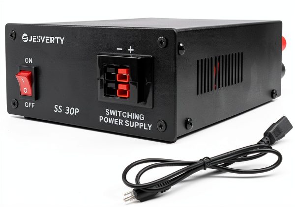 SS-30P 13.8V 30A DC Regulated Universal Compact Bench Power Supply, AC-DC Power Converter, 20W USB & Type-C Quick-Charge, Anderson Connectors & 1/4 inch Bingding Posts for HAM&Amateur Radio-6