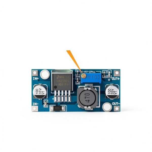 LM2596 DC-DC Buck Converter Module, 8 Pack Adjustable Voltage Regulator, 3.2V-46V Input (Recommended ≤40V), 1.25V-35V Output, 3A Max, Step Down Power Supply for Arduino, LED, DIY Projects-3