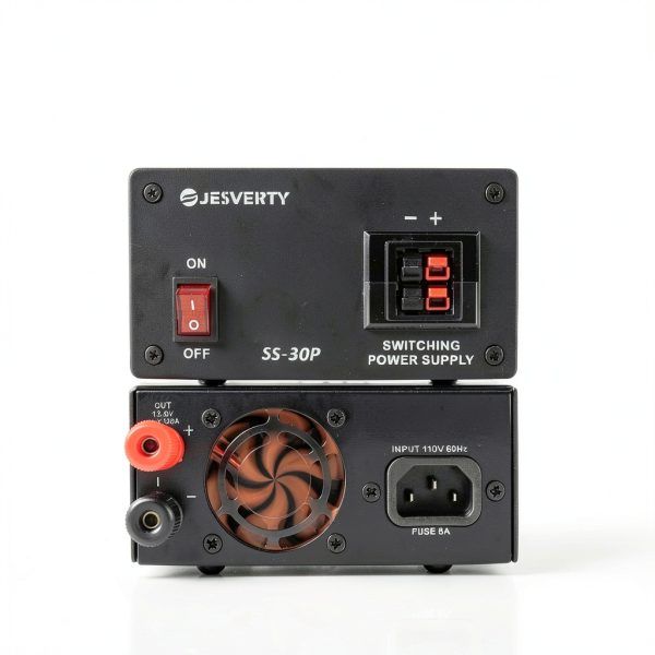 SS-30P 13.8V 30A DC Regulated Universal Compact Bench Power Supply, AC-DC Power Converter, 20W USB & Type-C Quick-Charge, Anderson Connectors & 1/4 inch Bingding Posts for HAM&Amateur Radio-1