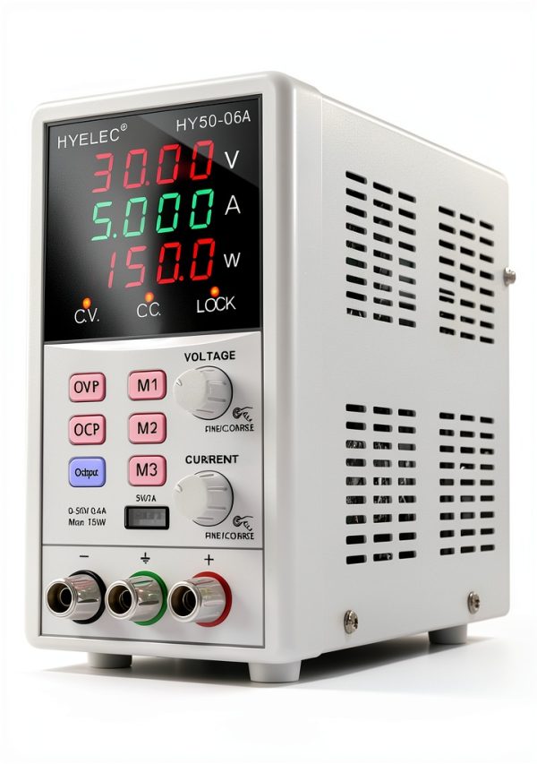 Variable DC Power Supply HYELEC HY50-06A 0-50V 0-6A 150W Bench Memory-0