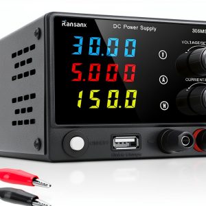 Ransanx DC Power Supply Variable 30V 5A Bench with 4 Digit LED Display-0