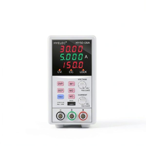 Variable DC Power Supply HYELEC HY50-06A 0-50V 0-6A 150W Bench Memory-1