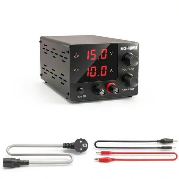 DC Power Supply NICE-POWER SPS-E3010 150W 0-30V 0-10A Compact Bench-6