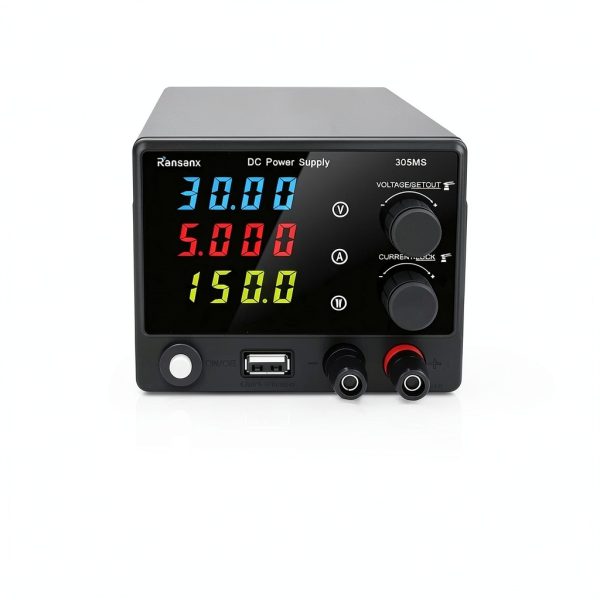 Ransanx DC Power Supply Variable 30V 5A Bench with 4 Digit LED Display-1