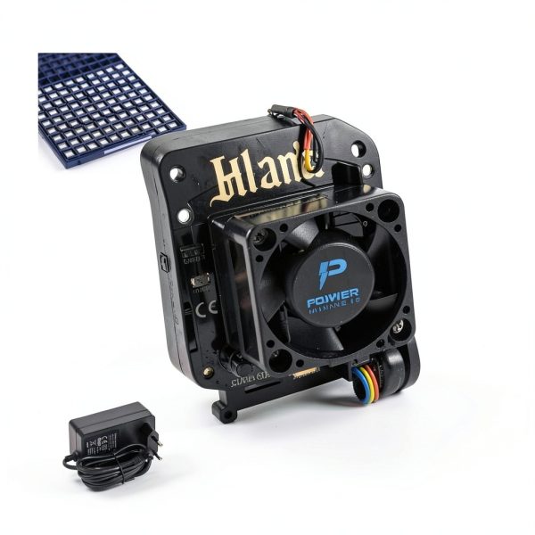 Bitaxe Gamma 602 ASIC Bitcoin Miner | 1.1 TH/s @ 18W | BM1370 Chip (Antminer S21 Pro) | Wi-Fi | USB-C | AxeOS | Open Source | Made in Europe | Incl. Power Supply & Stand-4