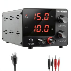 DC Power Supply NICE-POWER SPS-E3010 150W 0-30V 0-10A Compact Bench-0