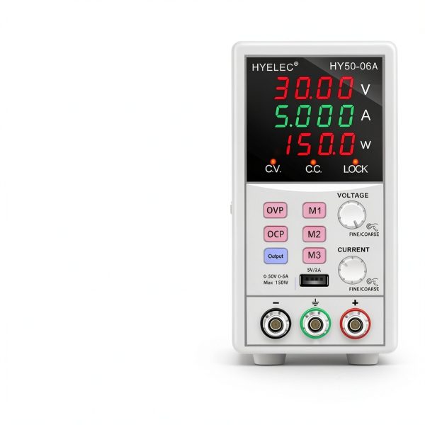 Variable DC Power Supply HYELEC HY50-06A 0-50V 0-6A 150W Bench Memory-4